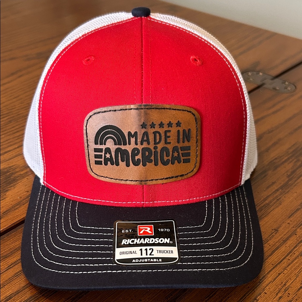 Richardson 112 Red, White, and Blue Trucker Hat